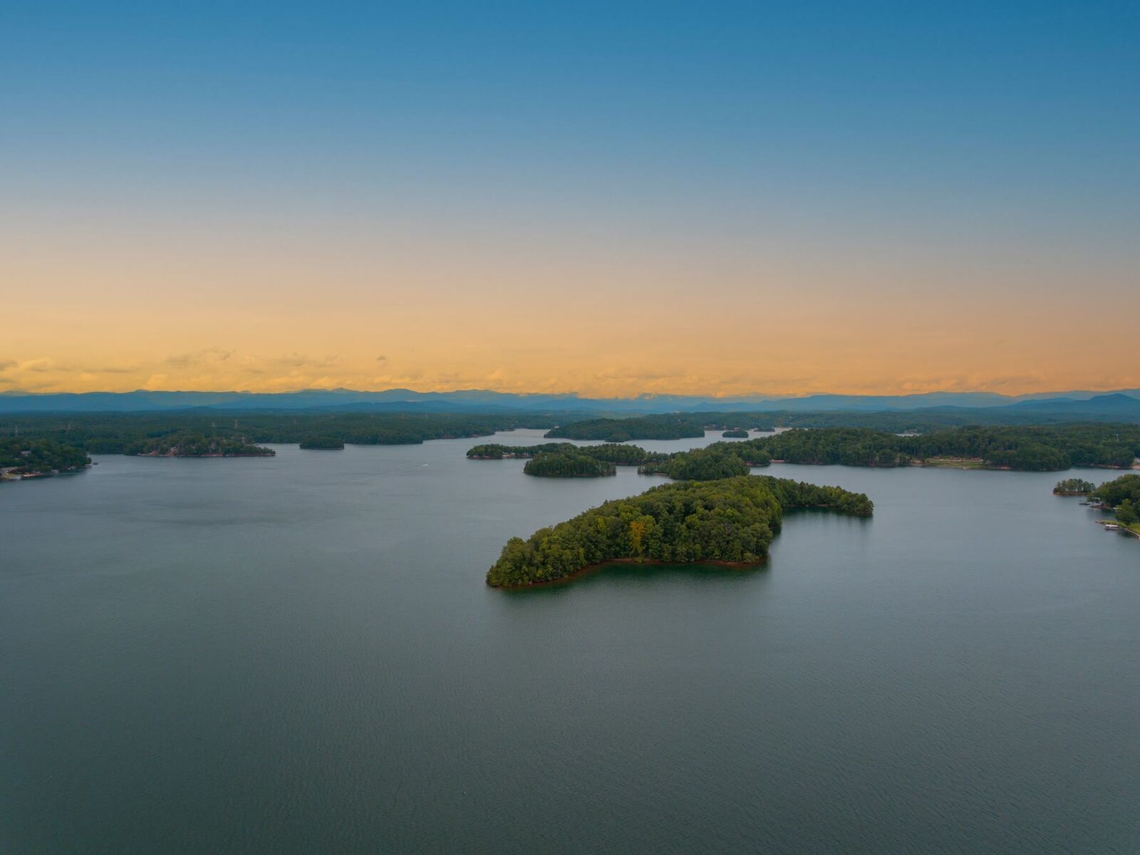 Dusk over the lake