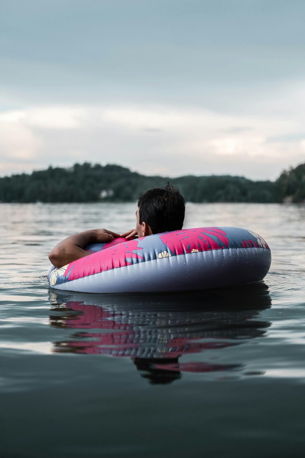 Floating on Lake Keowee