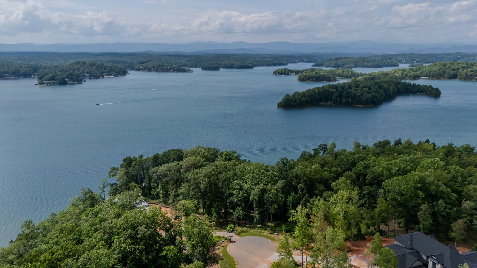 The point and the long water toward the Blue Ridge