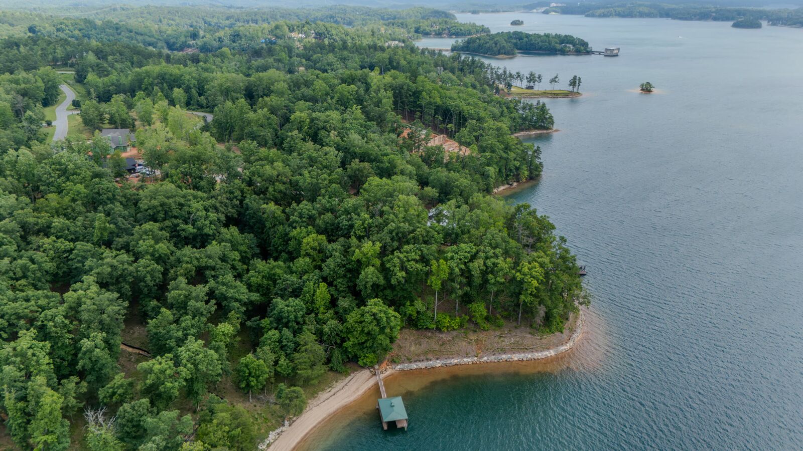 Aerial over the hardwoods