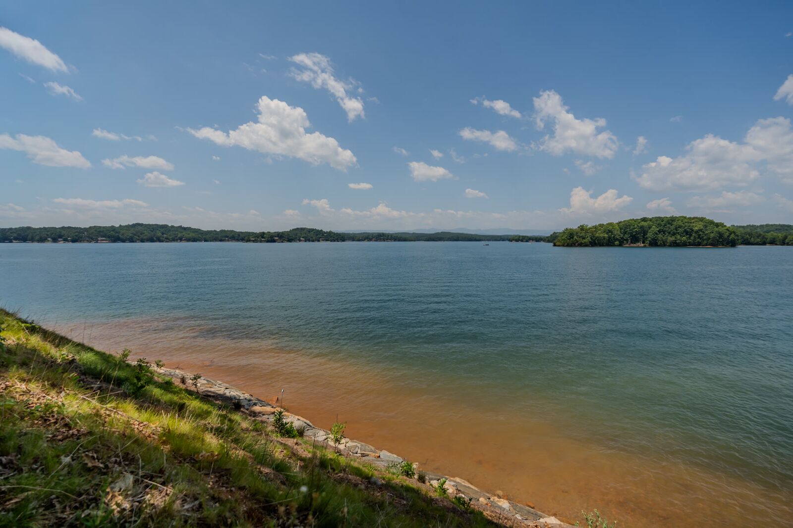 The shoreline