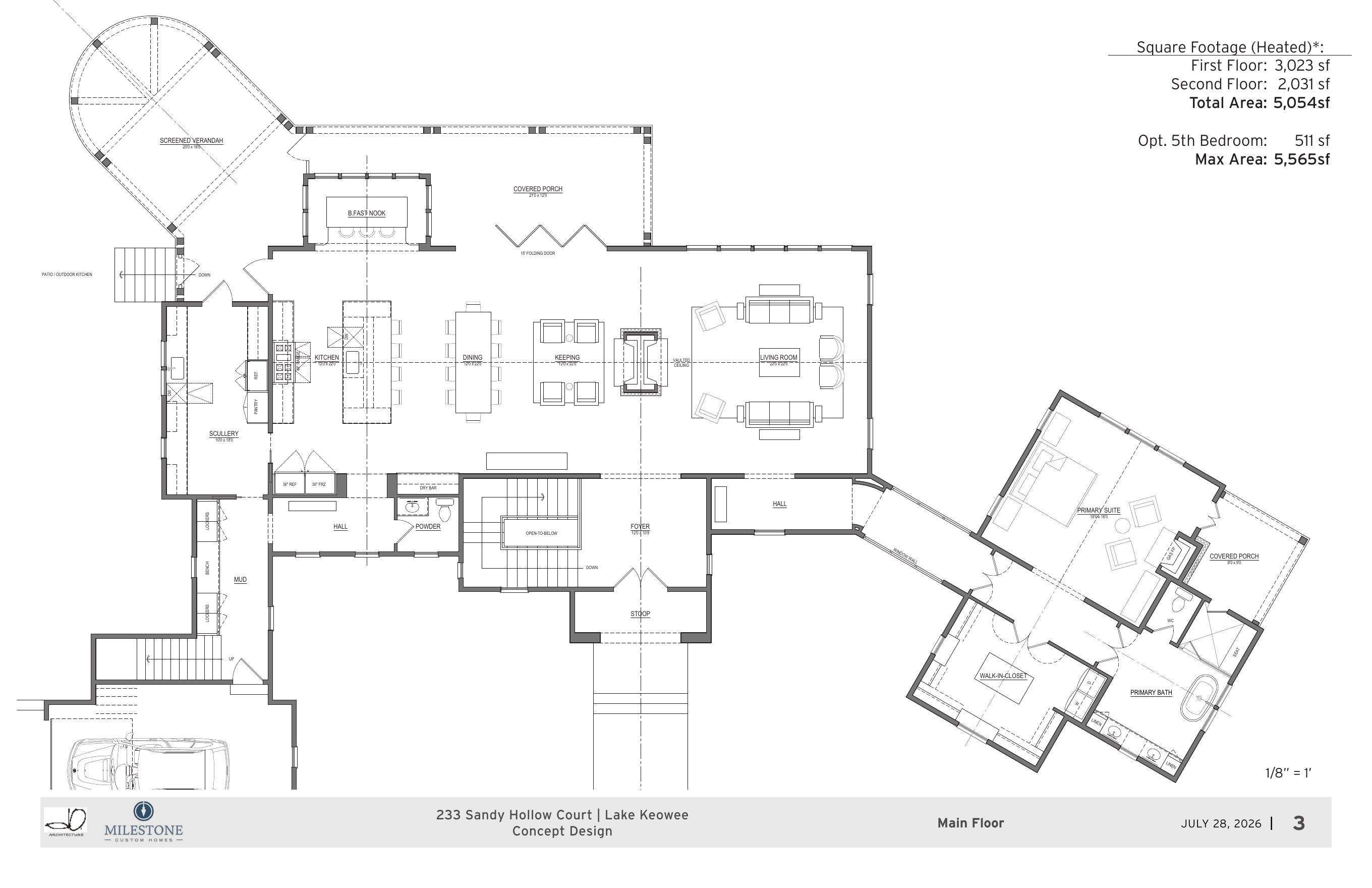 Main floor plan